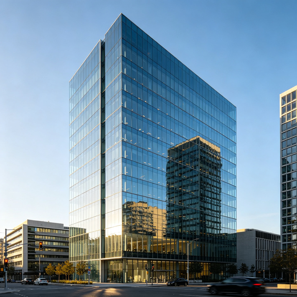 Modern commercial office building